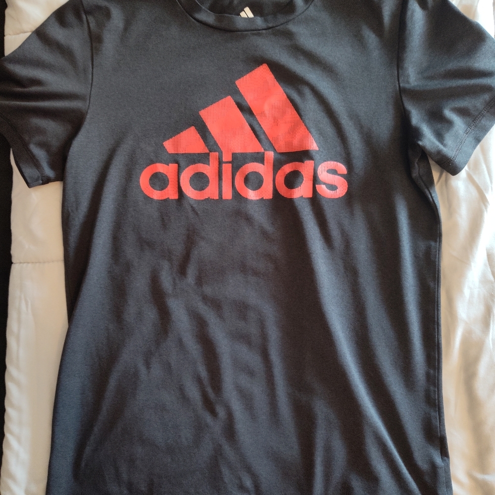 Adidas Short Sleeve Shirt Boys Medium 10-12